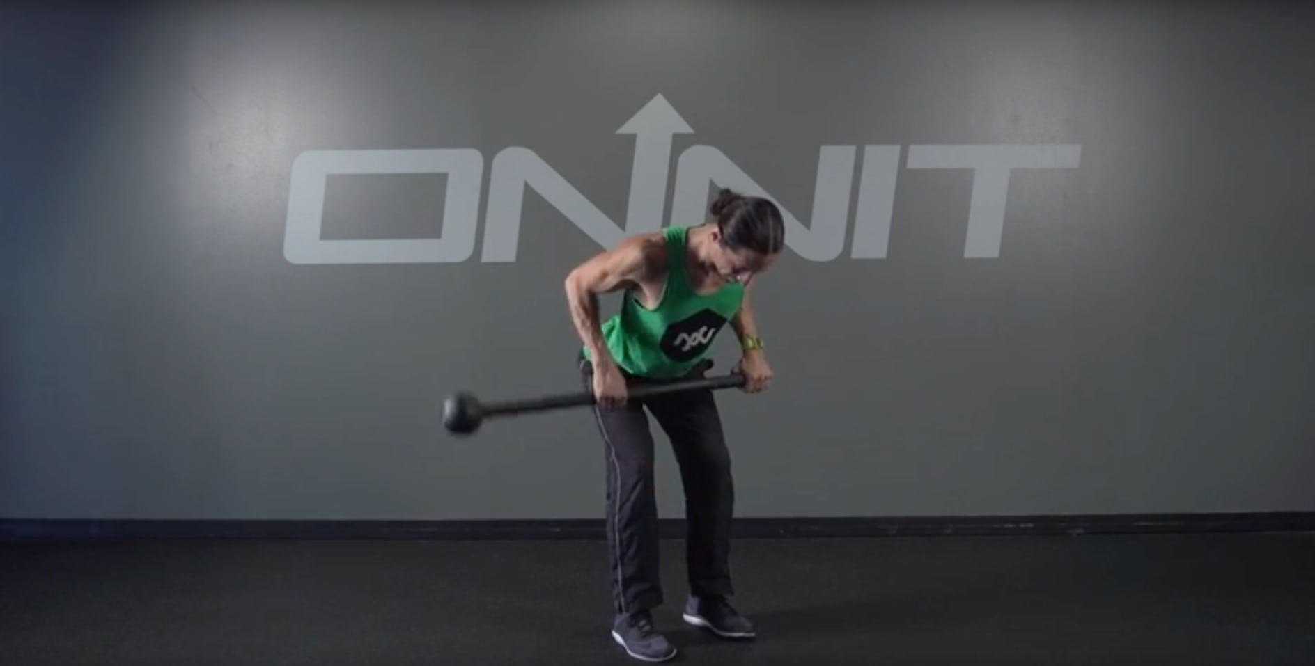 High Hinge Offset Row Steel Mace Exercise Onnit Academy