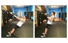 One-Off Workout: 5-Move TRX and Kettlebell Fat Burn Combo