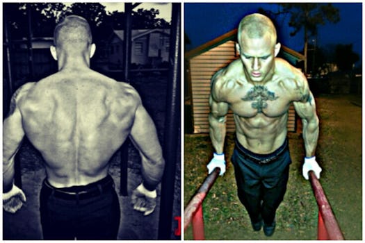 Jordan Hill's transformation through calisthenics-only training.