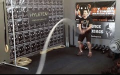 Battle Rope 2-Hand Slam Exercise