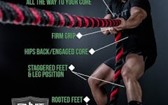 Form at a Glance: Heavy Rope Pulling Stance