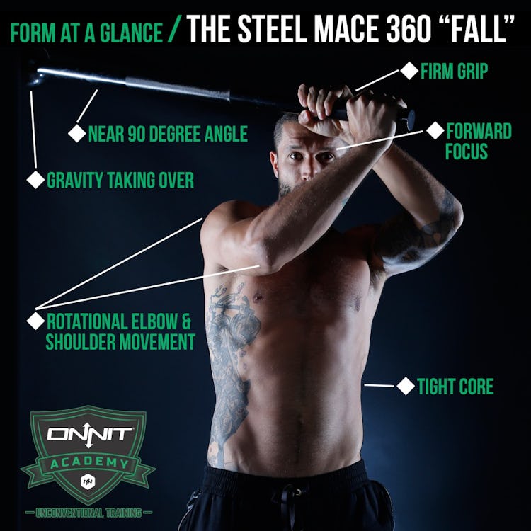 Form at a Glance: How to do the Steel Mace 360 Exercise