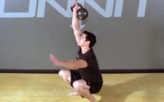 Kettlebell Squat Get Up Exercise