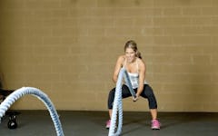 Battle Ropes kettlebell seesaw unconventional finisher