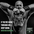 Workout Motivation: If your going through hell