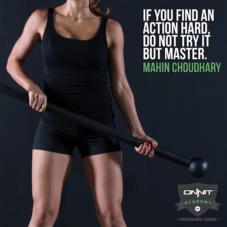 “If you find an action hard, do not try it but master.” Mahin Choudhary
