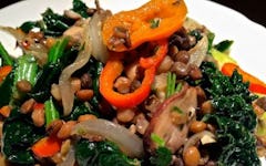 Onnit Recipe: Warm Herb Lentil Salad with Wilted Kale