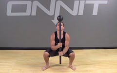 Steel Mace Barbarian Squat Exercise