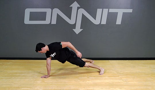 Bodyweight Exercise: Deck Squat to 1-Hand Sprawl