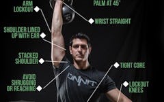How to do the Kettlebell Overhead Lockout Exercise