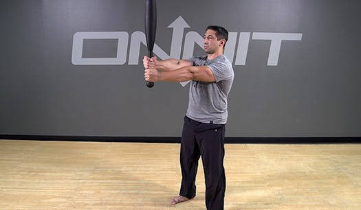 Steel Club Exercise: 2-Hand Front Press - Onnit Academy