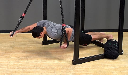 Suspension Exercise: Overhead Extended Push Up