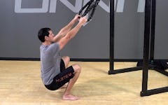 Suspension Exercise: Assisted Squat