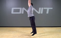 Bodyweight Exercise: Arm Swing Jump