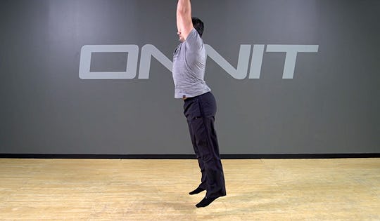 Bodyweight Exercise: Arm Swing Jump