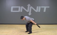 Steel Club Exercise: 1-Hand Outside Clean Swing