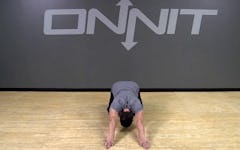 Loaded Child Pose Rotations Bodyweight Exercise