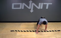 In/Out Plank Walk Bodyweight Exercise