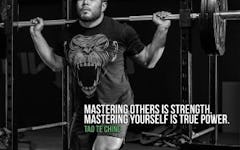 Mastering others is strength. Mastering yourself is true power. -Tao Te Ching