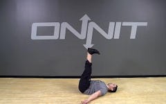 Lying L-Sit Bodyweight Exercise