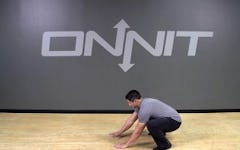 Seated Windshield Wiper Bodyweight Exercise