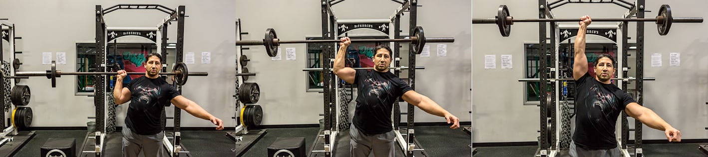 Sexy Move of the Week: 1-Arm Strict Barbell Press - Onnit Academy