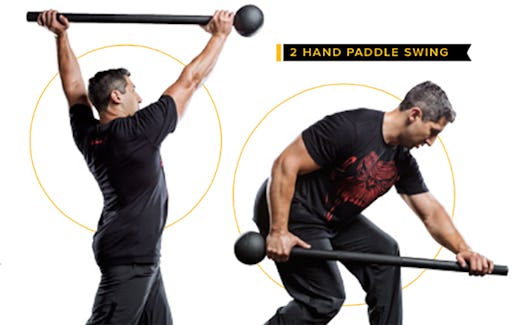 2 Hand Paddle Swing