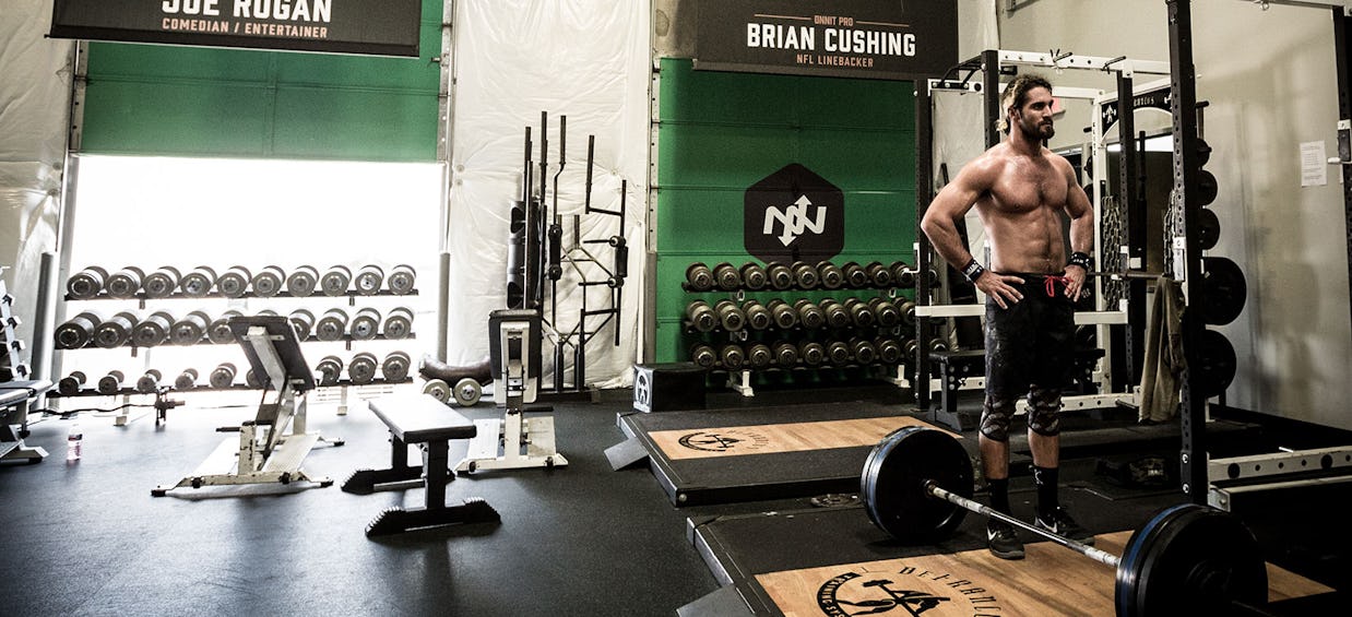 randy orton in gym workout