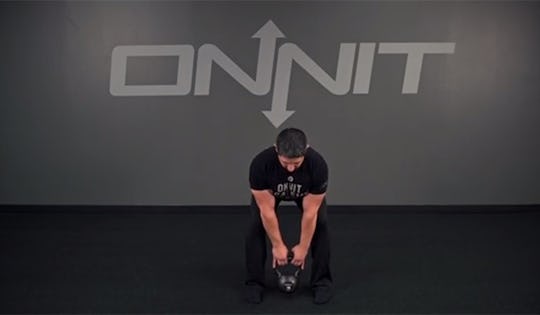 Kettlebell Exercise: Conventional Deadlift