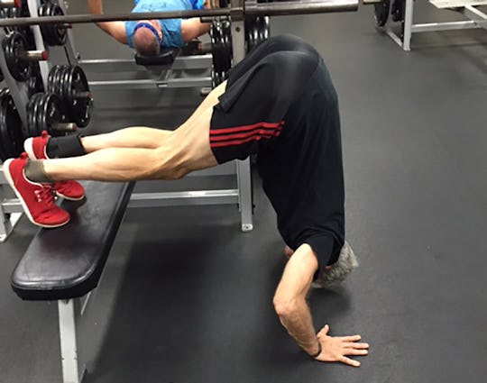 Piked Shoulder Push-Ups