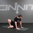 Twist and Sit Knee Bodyweight Exercise