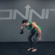 One Arm Bentover Kettlebell Side Row Exercise