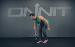 One Arm Staggered Stance Row Exercise