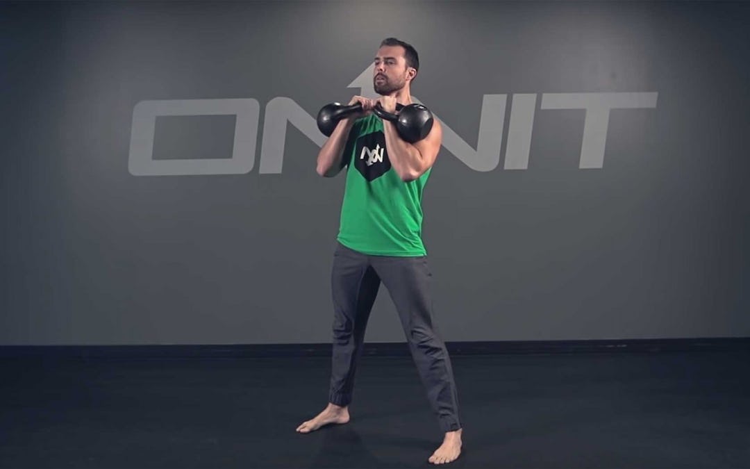 Double Kettlebell Clean Exercise