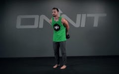 Kettlebell Around the Body to Straight Arm Hold Exercise