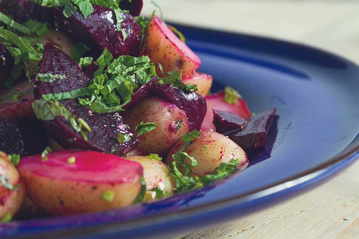 Lunch: Beet Potato Salad