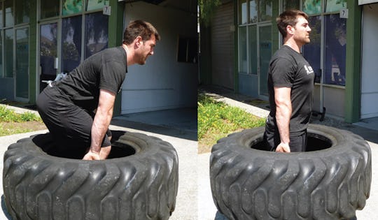 Tractor tire weight training sale