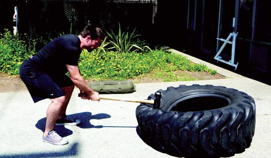 Tractor tires for working out new arrivals