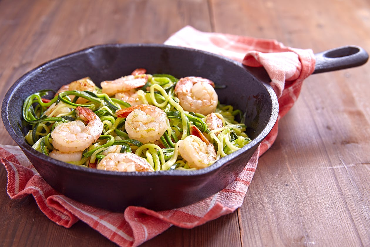 Garlic Butter Shrimp And Zucchini Noodles Recipe Onnit Academy