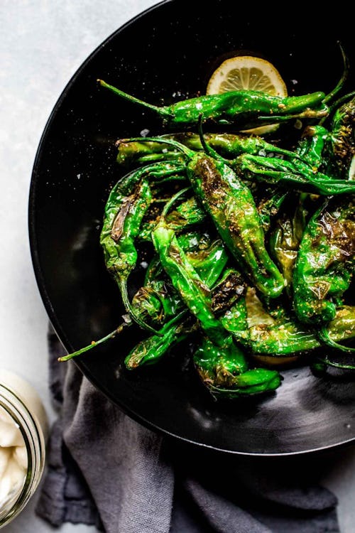 Blistered Spicy Shishito Peppers Recipe